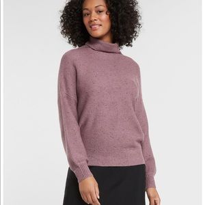 Andrea Jovine Dusty Rose Turtleneck Sweater